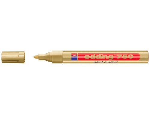 Marcador edding ponta de fibra 750 ouro ponta redonda 3,5 mm , Edding , 75358 , 4004764498215